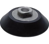 75mm Flat CR Black Vacuum Suction Cup G 1/4 inch Female Stroke 5mm Double Safety Lip