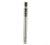75mm For Torx Screwdriver Bit, Magnetic 1/4 Inch Hex Shank, Suitable for Electric and Manual Screwdrivers (Hole)