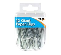 75mm Gaint Paper Clips (Pack Quantity 12)