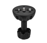 75mm Half Ball Flat to Bowl Adapter with 1 4 3 8 Screws Aluminum Alloy Converter for Fluid Head Tripod DSLR Rig Camera Compatible Heads