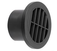 75mm Heater Ducting Warm Air Outlet Directional Vent for Eberspacher For Webasto Plastic Car Truck Boat Heater Systems, Rotating Black Vent Duct