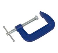 75mm Heavy Duty Forged G-Clamp With Swivel Tip For Precision Clamping