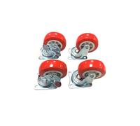 Rolson 75mm Heavy Duty Swivel Castor Wheels 4 pack Max Load 200Kg