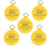 75mm Invisible Disc Plate Hangers 5 Pack - Self Adhesive Wall Hooks