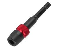 75mm Locking Bit Holder, Quick Release Drill Bit Holder 1/4" Hex Shank Strong Magnetic Extension Bar for Impact Driver Drill and Screwdriver