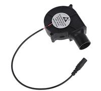 75mm Outdoor Barbecue Fan Electric Blower 2500R 5.5x2.1 BBQ Smelting Metal Fan Grills Bellows Tool for Picnic Camping Blower Cooling Green Egg Grills