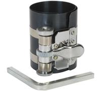 75mm Piston Ring Compressor - 60 to 175mm Capacity - Ratchet Action - Steel Key