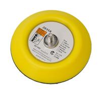 75mm Sanding Backing Pad with M6 Thread for Pneumatic DA Sanders - 2-Pack Rubber-Metal Polishing Tray for Wood, Metal & Auto