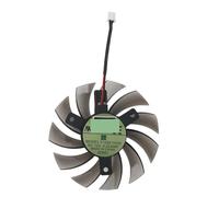 75mm T129215SM 2Pin 3Pin Cooling Fan Replacement For R9 270X 280X 290X 3X Video Card Cooling Fan Computer cooling part(T128010SM - 2PIN_NO RGB)