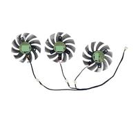 75mm T129215SM 2Pin 3Pin Cooling Fan Replacement For R9 270X 280X 290X 3X Video Card Cooling Fan Computer cooling part(T128010SM - 3PCS_NO RGB)