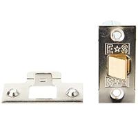 75mm Tubular Mortice Latch Polished Nickel
