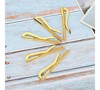75mm Wallet Money Clamp/Holder Expandable Spring Cash Clamp/Holder, Durable Electroplated Steel, 5-Pack, for Storing Cash and Banknotes, Simple Shape for Any Leather Wallet (Gold)