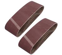 75mm x 533mm 120 Grit Fine Abrasive Sanding Belt Sander Discs Sheets 10 Pack