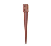 75mm x 75mm (3" x 3") Metal Garden Fence Post Holder & Spike - Samuel Alexander | TJ Hughes