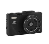 75MP 5K Digital Camera 18X Autofocus Retro Mirrorless with 3 Inch Screen Multi-axis Stabilization Smile Detection for Travel Photography