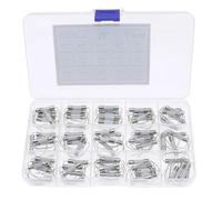 75Pcs 15Value 5 x20mm with a pin Fast Break Ceramic Fuse Tube Kit Box 0.5A 1A 2A 3.15A 4A 5A 6.3A 8A 10A 12A 15A 16A 20A 25A 30A