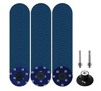 75Pcs 3 inch Quick Change Disc Set, Crossarctic Zirconia Roll Lock Sanding Disc with 1/4" Holder for Die Grinder Surface Prep Strip Grind Polish Finish Burr Rust Paint Removal