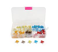 75Pcs 5A 7. 10A 15A 20A Auto Car Truck Low Mini Blade Type Fuse Kit