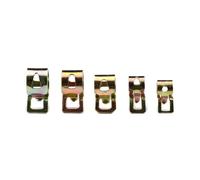 75pcs 6/7/8/9/10mm Spring Clip Hose Clamp Fastener Fuel Line Water Pipe Air Tube Car Plumbing Assortment