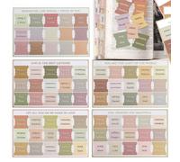 75Pcs Bible Tabs,Bible Journaling Supplies Large Print,Bible Tabs Index Stickers Bible Divider Tabs,Bible Accessories with Blank Laminated Bible Tabs,Bible Book Tabs for Old and New Testament(#1)