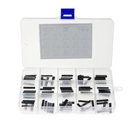 75pcs/Box 15 Types Network Resistor Assorted Pack Kit 1 x 9pin A09-101 221 471 681 102 222 472 682 103 153 203 273 473 683 104 NWPNLXEA