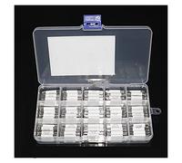 75pcs Ceramic Fuse 6mm x 30mm 0.5A 1A 2A 3A 4A 5A 6A 8A 10A 13A 15A 16A 20A 25A 30A Fuse Assortment Kit 6x30mm Insurance Tube Protected circuits