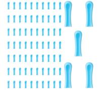 75pcs Ear Cleaner Replacement Tips, Silicone Ear Spoon Replacement Tip Covers Otoscope Replacement Tips for Ear Camera Earwax Cleaning Accessories for Teens Adults