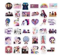 75PCS Kpop Demon Hunters Stickers Huntrix Merch Rumi Mira Zoey Stickers Saja Boys Jinu Derpy Cat Sticker Waterproof Vinyl Decals for Teens Girls Laptop Phone Guitar Luggage Notebook Journal A02