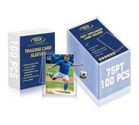 75pt Toploader and Penny Sleeves Bundle- Rigid Hard Sleeves & Acid-Free Soft Card Sleeves for Thick Sports Cards and Memorabilia - Ultra Clear UV Protection Archival Storage