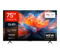 TCL 75T8C-UK 75 Inch T8C 4K QLED Ultra HD HDR Smart Google TV with 144Hz Motion Clarity Pro and Onkyo 2.1 sound 2025