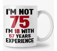 75th Birthday Coffee Mug - 75th Birthday Gifts for Men and Women - Vintage 1949, Best Gifts for Her, Him, Mom, Dad, Grandma, Grandpa - 75 Year Old Man or Woman, 75th Bday Presents Ideas 11oz Cup