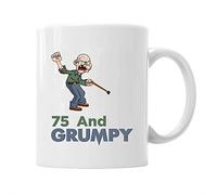 75th Birthday Coffee Mug Gift Idea for Men, Funny, Novelty, Keepsake for 75 Year Old