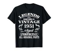 75th Birthday Gift Legend Born in 1951 75 for Years Old T-Shirt