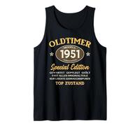 75th Birthday Man Gift 1951 not Old Classic 1951 75 Vintage Tank Top