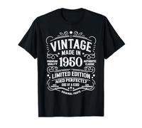 75th Birthday T-shirt 1950 Birthday Gifts For Men Women T-Shirt