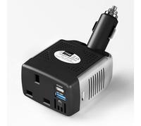 75W Power Inverter 12V to 240V 230V Car Charger Voltage Converter Transformer with UK Outlet Socket and Dual PD30W USB Ports Auto Adapter Plug for Phone Tablet Laptop