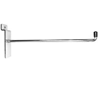 75x 8 INCH 8" SLATWALL Slat Board Hooks Accessory Single Prong Shop Retail Display