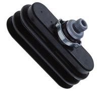 75x25mm Oval bellows Silicone Clear Vacuum Suction Cup G 1/4 inch Female Stroke 10.5mm Ear Clamp