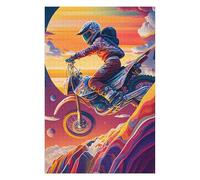 75x50cm/1000pcs Adult Pieces Jigsaw Puzzle Motocross Colorful Puzzles for Adults Toy Wall Decor Difficult Hard Challenging To Complete 75x50cm/1000pcs