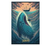 75x50cm/1000pcs Adult Pieces Jigsaw Puzzle Prophet Jonah Puzzles for Adults Toy Wall Decor Difficult Hard Challenging To Complete 75x50cm/1000pcs