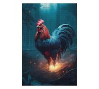 75x50cm/1000pcs Jigsaw Puzzle for Adults Chicken Illustration Adult Puzzles Family Game Pattern Assembly Unique Gifts for Birthday And Christmas 75x50cm/1000pcs