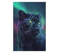 75x50cm/1000pcs Jigsaw Puzzle for Adults Cosmic Black Leopard Puzzle for Adults Family Game Difficult Challenge Parent-child Interaction 75x50cm/1000pcs
