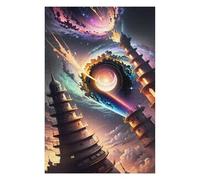 75x50cm/1000pcs Jigsaw Puzzle for Adults Lighthouse in Space Adult Puzzles Family Game Pattern Assembly Unique Gifts for Birthday And Christmas 75x50cm/1000pcs