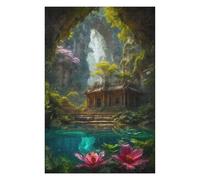 75x50cm/1000pcs Jigsaw Puzzle for Adults Magical Place Puzzle for Adults Family Game Difficult Challenge Parent-child Interaction 75x50cm/1000pcs