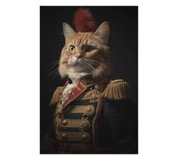 75x50cm/1000pcs Jigsaw Puzzle for Adults Napoleon Orange Tabby Cat Jigsaw for Adults DIY Toys Improve Memory Unique Gifts for Birthday And Christmas 75x50cm/1000pcs