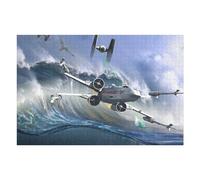 75x50cm/1000pcs Jigsaw Puzzle for Adults Space Battle Amidst Oceanic Chaos Puzzle for Adults Fun Games Staycation Kill Time Birthday And Unique Gifts 75x50cm/1000pcs