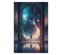 75x50cm/1000pcs Jigsaw Puzzle for Adults The Door to The Unknown V3 Jigsaw for Adults DIY Toys Improve Memory Unique Gifts for Birthday And Christmas 75x50cm/1000pcs