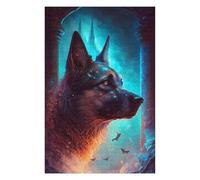 75x50cm/1000pcs Jigsaw Puzzle for Adults Wolf Dreamscape -1 Adult Puzzles Family Game Pattern Assembly Unique Gifts for Birthday And Christmas 75x50cm/1000pcs