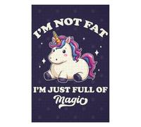 75x50cm/1000pcs Jigsaw Puzzle for Teenagerss Im Not Fat, Im Magic Unicorn Adult Jigsaw Hands-on Game Analysis And Logic Christmas Birthday Gifts 75x50cm/1000pcs