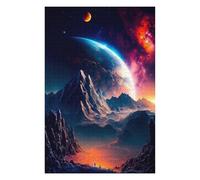 75x50cm/1000pcs Jigsaw Puzzle for Teenagerss Martian Mountains Jigsaw Puzzle Toy Wall Decor Analysis And Logic Fun at Home Activities, 75x50cm/1000pcs